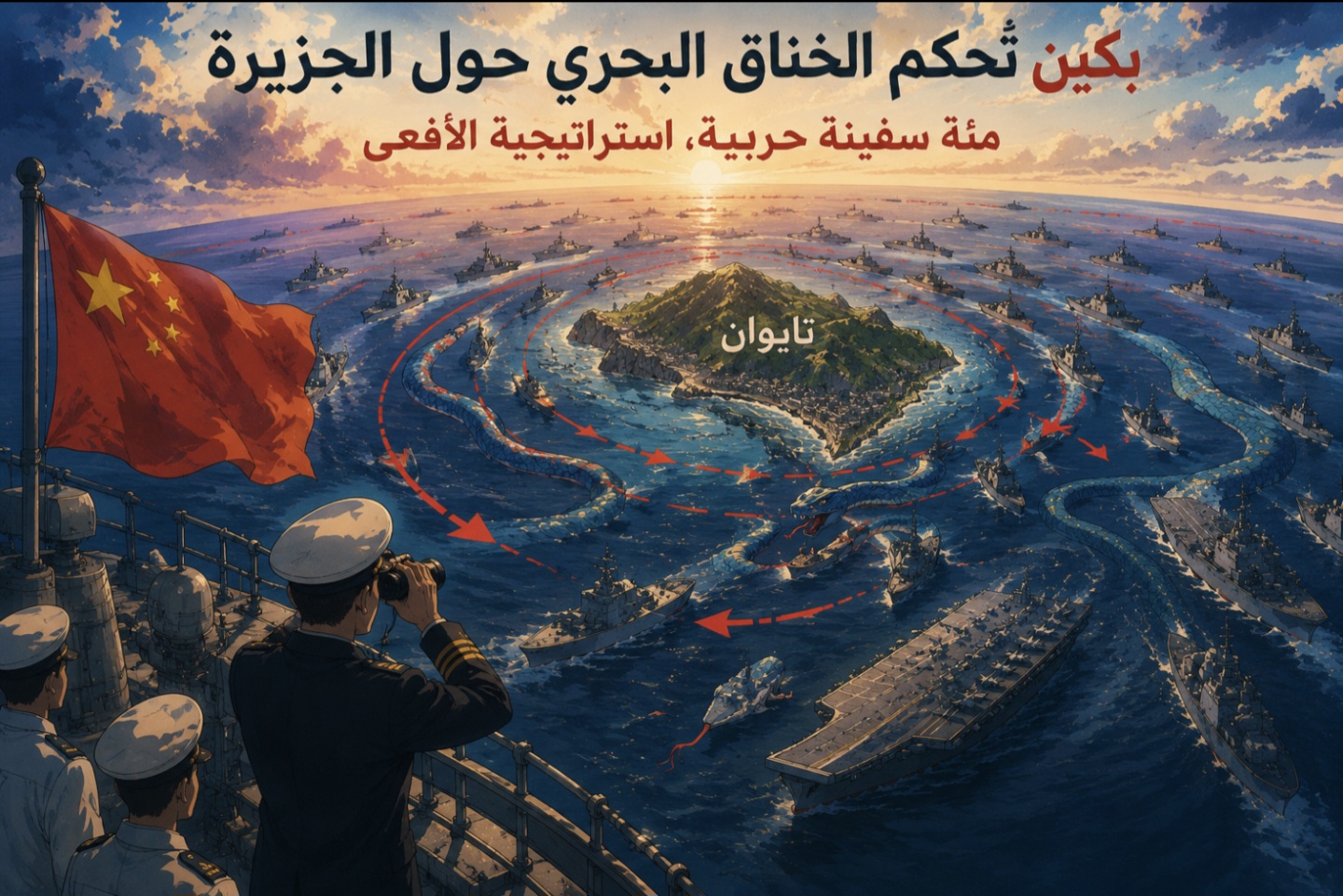 تايوان والحصار البحري الصيني